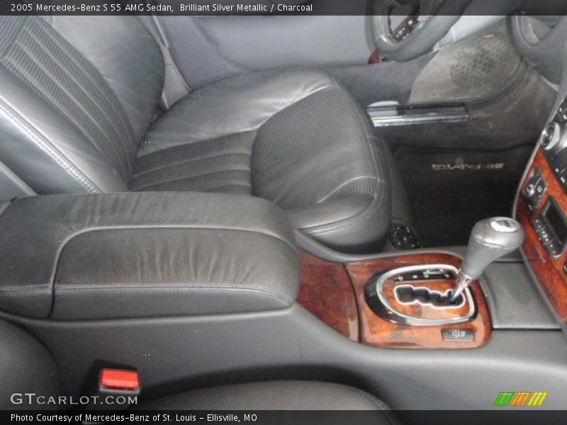 Brilliant Silver Metallic / Charcoal 2005 Mercedes-Benz S 55 AMG Sedan