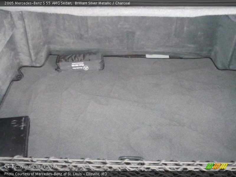 Brilliant Silver Metallic / Charcoal 2005 Mercedes-Benz S 55 AMG Sedan