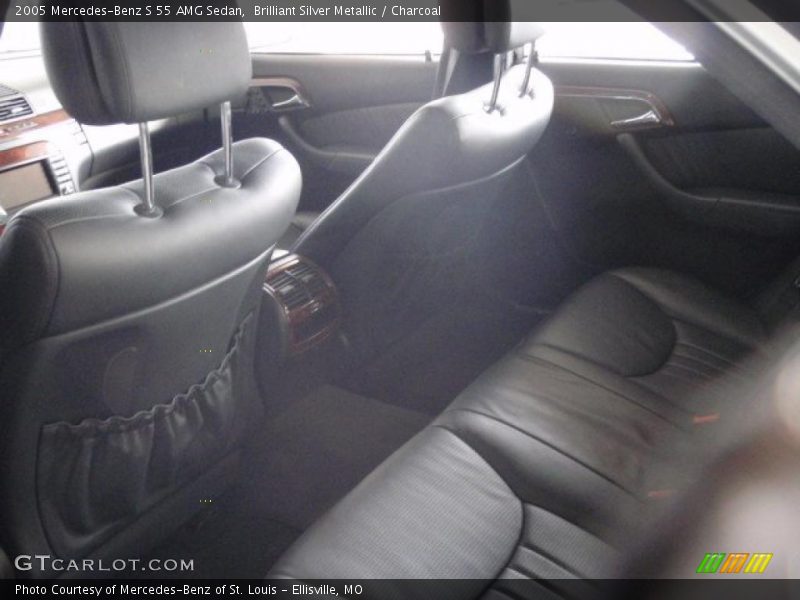 Brilliant Silver Metallic / Charcoal 2005 Mercedes-Benz S 55 AMG Sedan