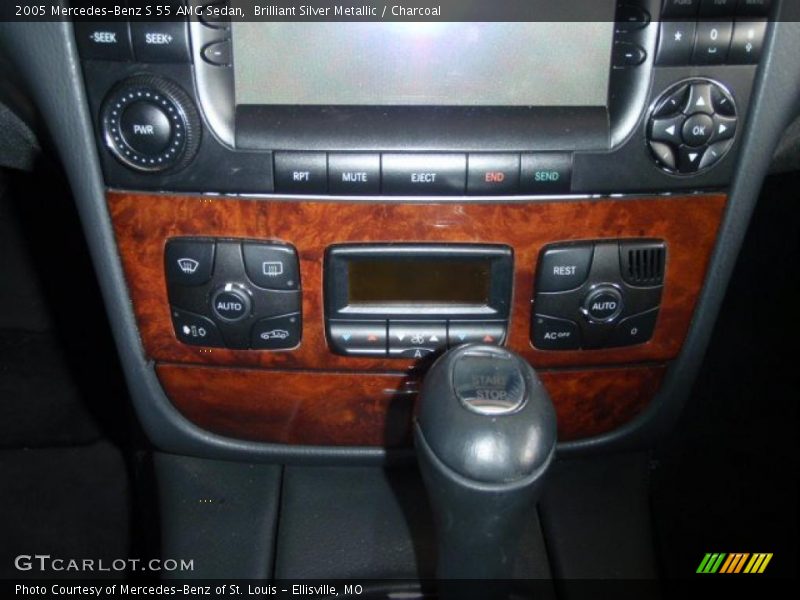 Brilliant Silver Metallic / Charcoal 2005 Mercedes-Benz S 55 AMG Sedan