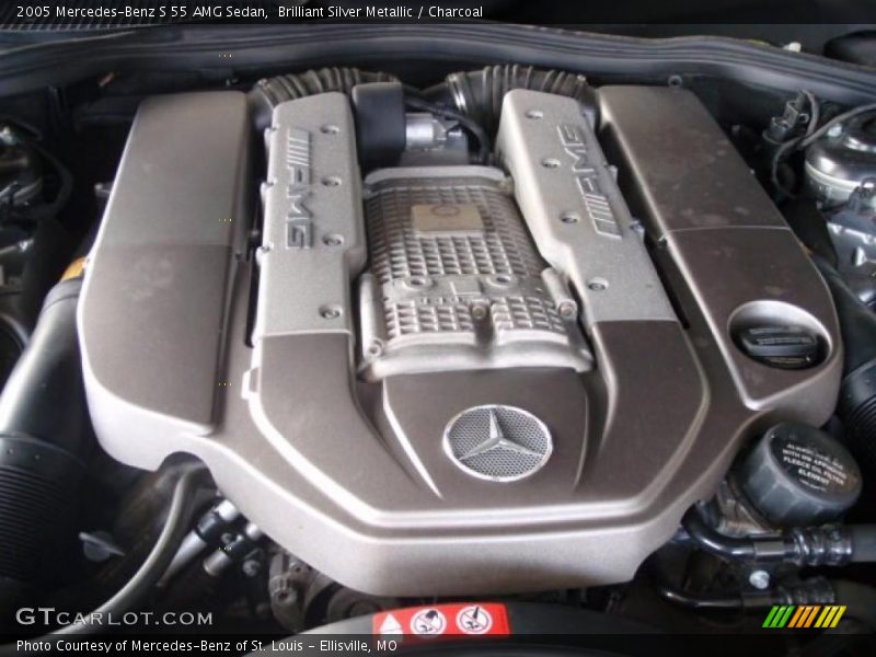  2005 S 55 AMG Sedan Engine - 5.4 Liter AMG Supercharged SOHC 24-Valve V8