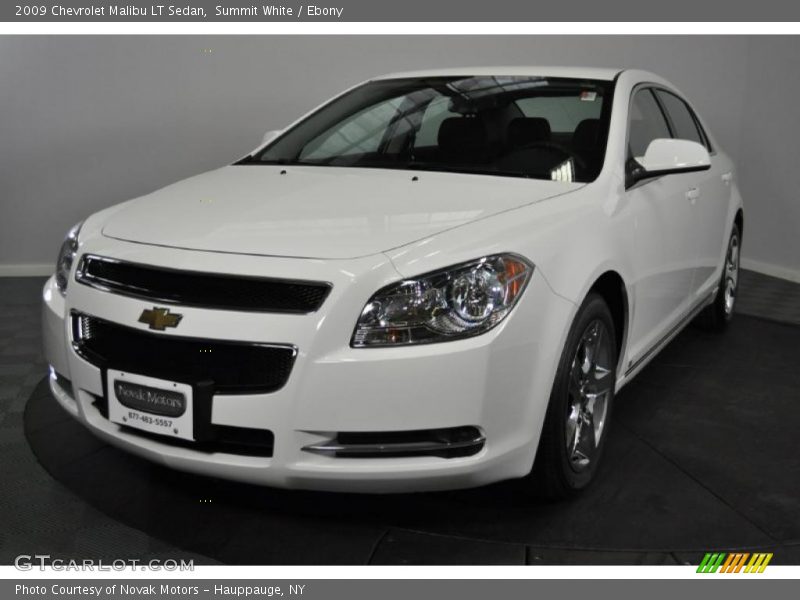 Summit White / Ebony 2009 Chevrolet Malibu LT Sedan