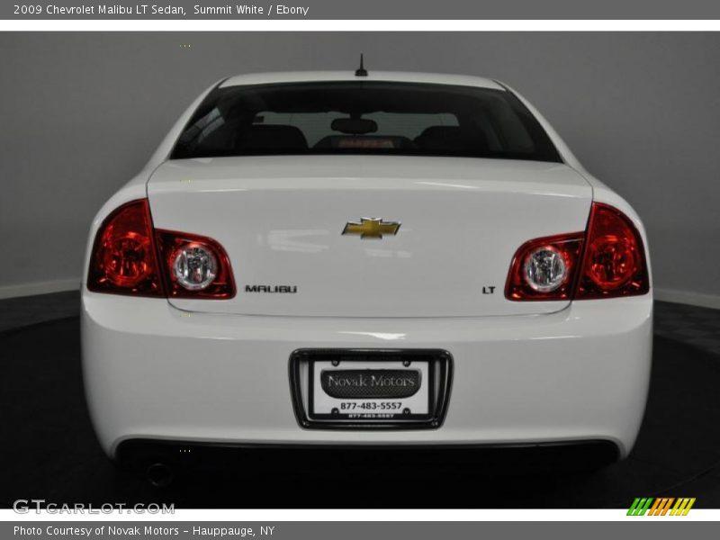 Summit White / Ebony 2009 Chevrolet Malibu LT Sedan