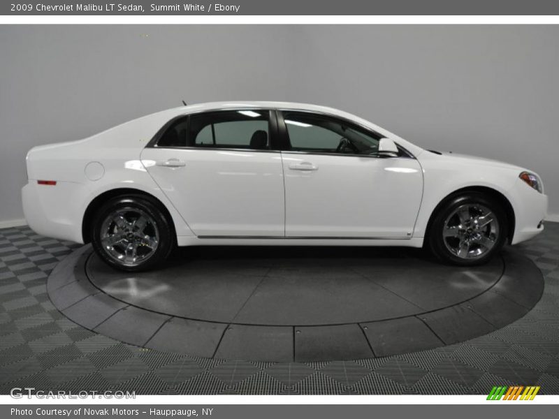 Summit White / Ebony 2009 Chevrolet Malibu LT Sedan