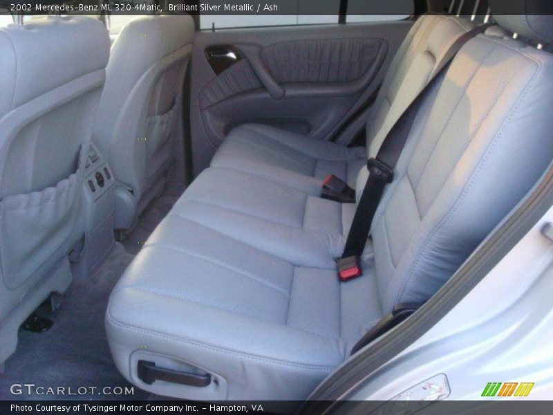 Brilliant Silver Metallic / Ash 2002 Mercedes-Benz ML 320 4Matic