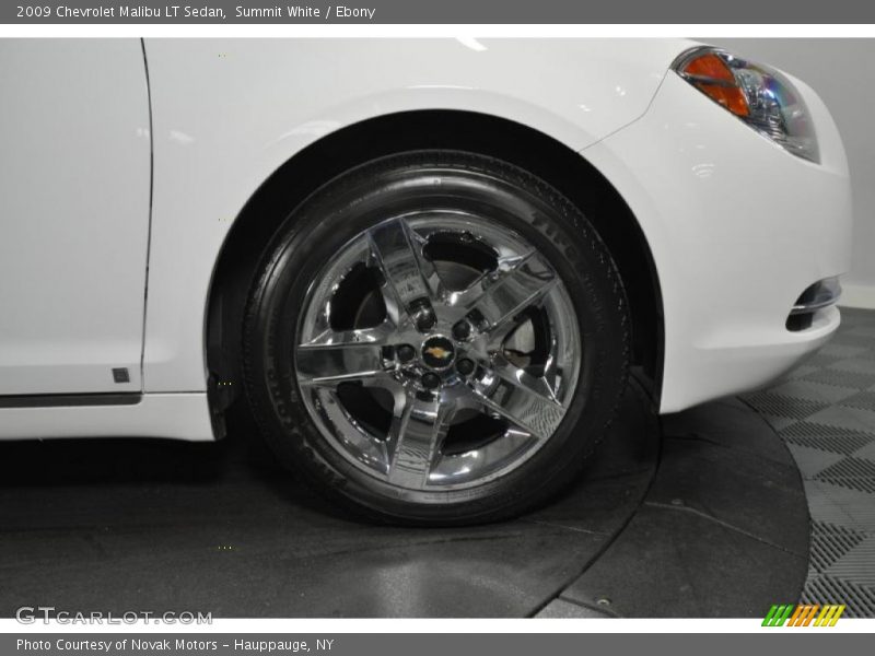 Summit White / Ebony 2009 Chevrolet Malibu LT Sedan