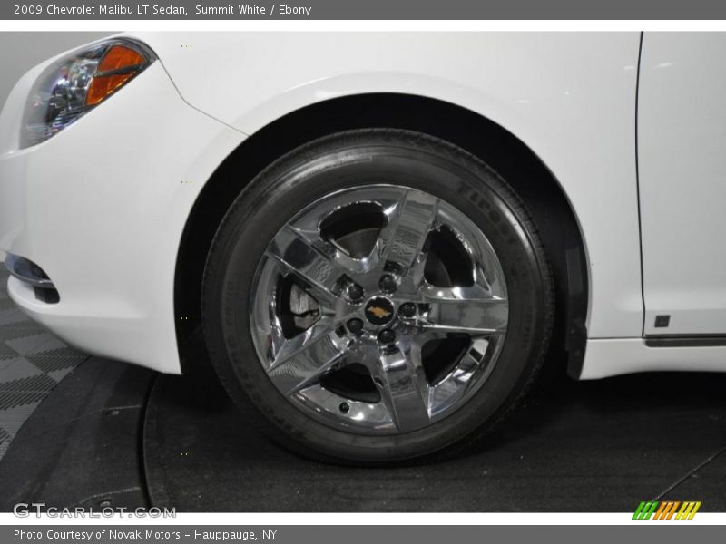 Summit White / Ebony 2009 Chevrolet Malibu LT Sedan