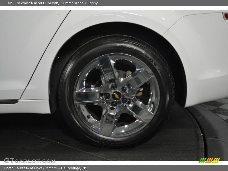 Summit White / Ebony 2009 Chevrolet Malibu LT Sedan