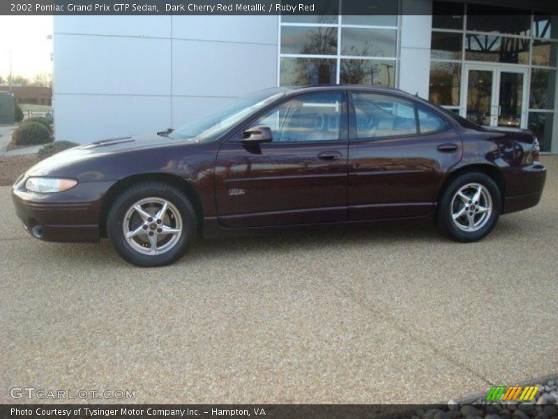  2002 Grand Prix GTP Sedan Dark Cherry Red Metallic