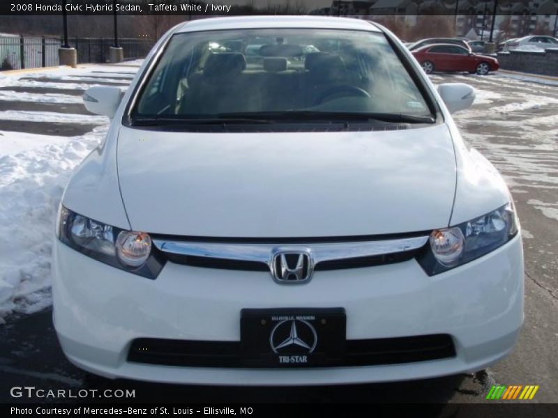 Taffeta White / Ivory 2008 Honda Civic Hybrid Sedan
