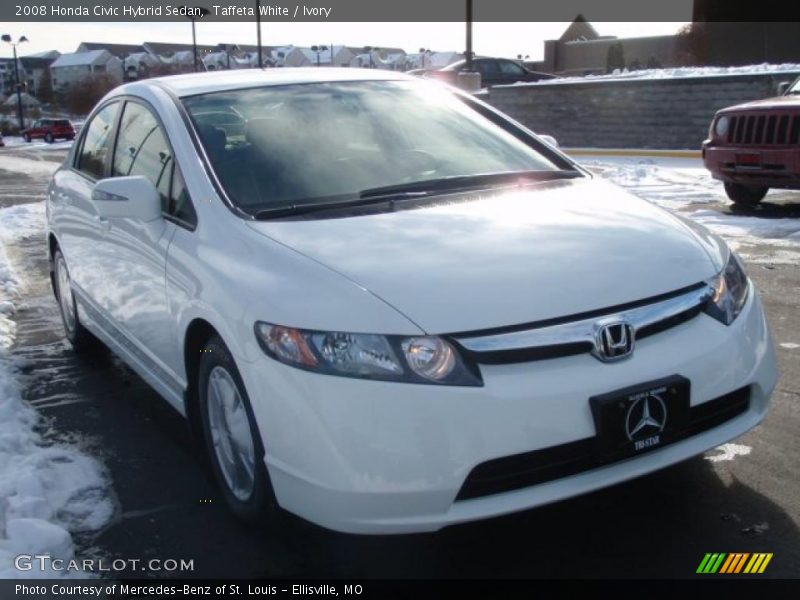 Taffeta White / Ivory 2008 Honda Civic Hybrid Sedan