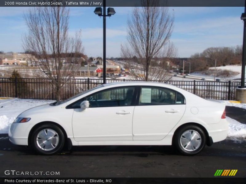 Taffeta White / Ivory 2008 Honda Civic Hybrid Sedan