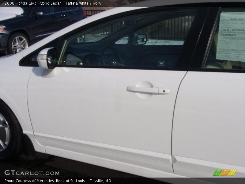 Taffeta White / Ivory 2008 Honda Civic Hybrid Sedan