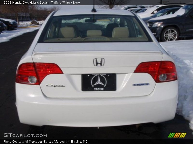 Taffeta White / Ivory 2008 Honda Civic Hybrid Sedan