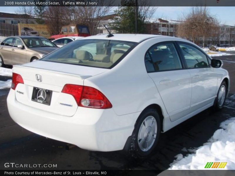 Taffeta White / Ivory 2008 Honda Civic Hybrid Sedan