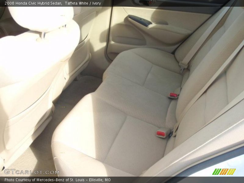 Taffeta White / Ivory 2008 Honda Civic Hybrid Sedan