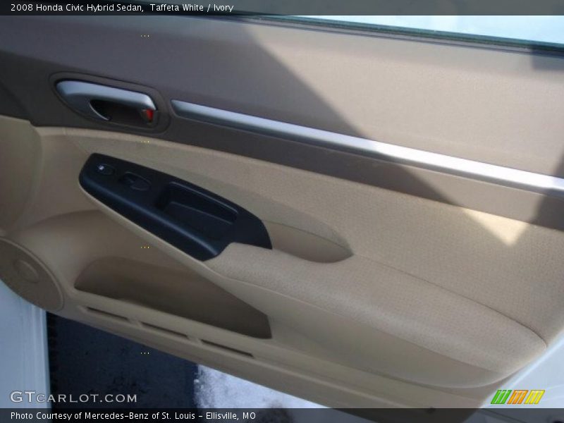 Taffeta White / Ivory 2008 Honda Civic Hybrid Sedan