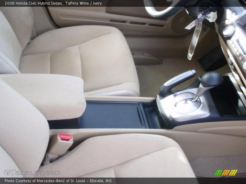 Taffeta White / Ivory 2008 Honda Civic Hybrid Sedan