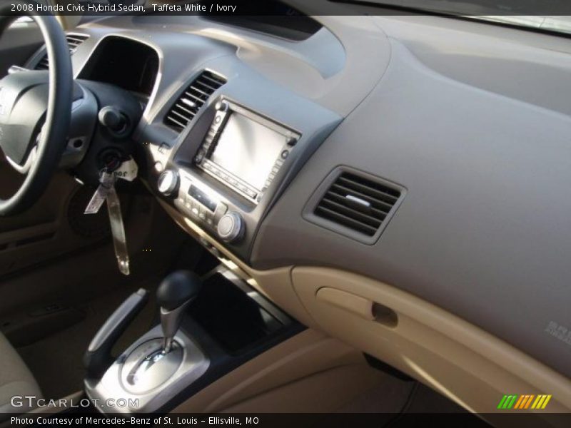 Taffeta White / Ivory 2008 Honda Civic Hybrid Sedan