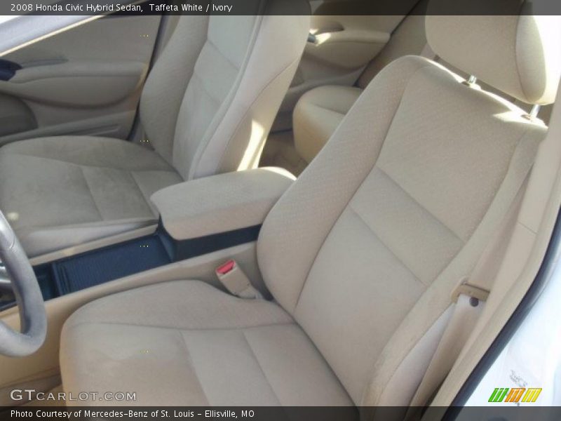 Taffeta White / Ivory 2008 Honda Civic Hybrid Sedan