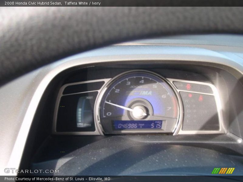 Taffeta White / Ivory 2008 Honda Civic Hybrid Sedan