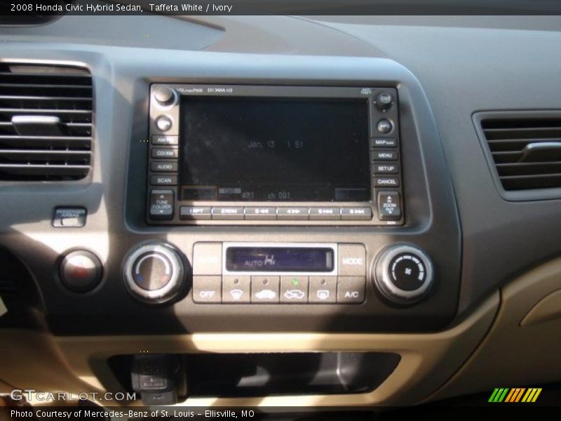 Taffeta White / Ivory 2008 Honda Civic Hybrid Sedan