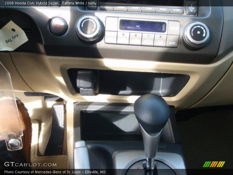 Taffeta White / Ivory 2008 Honda Civic Hybrid Sedan
