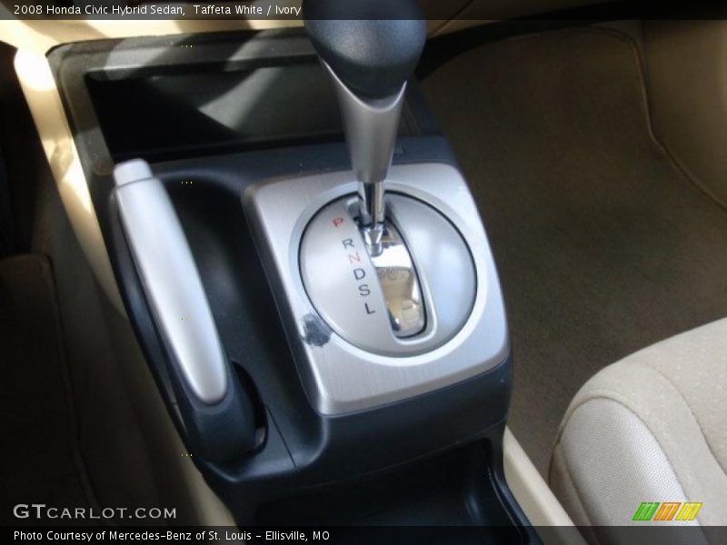 Taffeta White / Ivory 2008 Honda Civic Hybrid Sedan