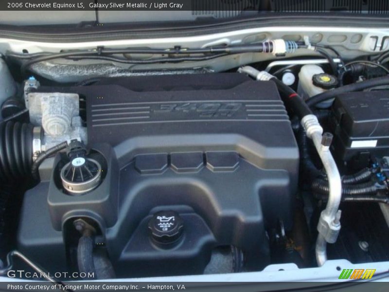 Galaxy Silver Metallic / Light Gray 2006 Chevrolet Equinox LS