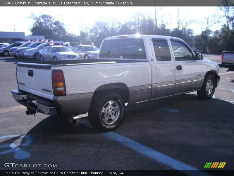 Summit White / Graphite 2001 Chevrolet Silverado 1500 LT Extended Cab