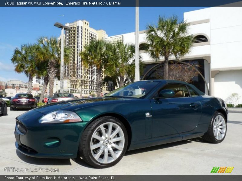 Front 3/4 View of 2008 XK XK8 Convertible