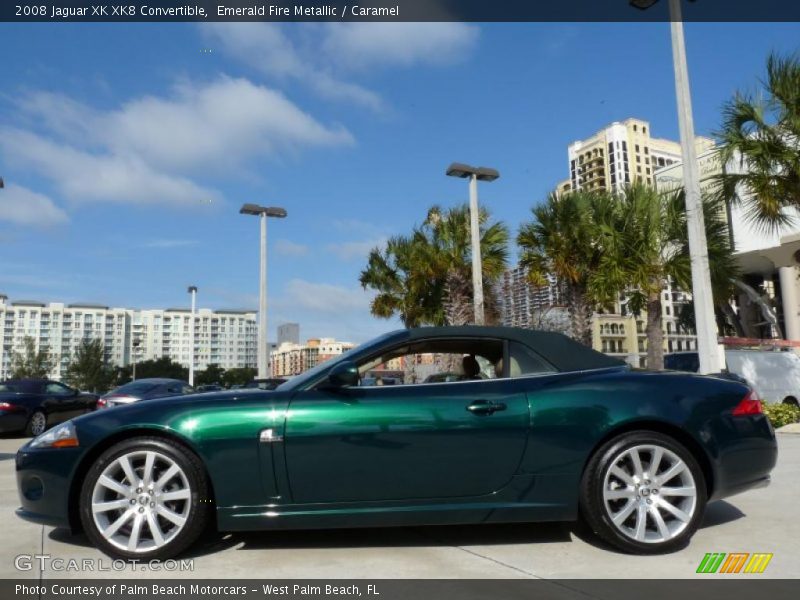 2008 XK XK8 Convertible Emerald Fire Metallic