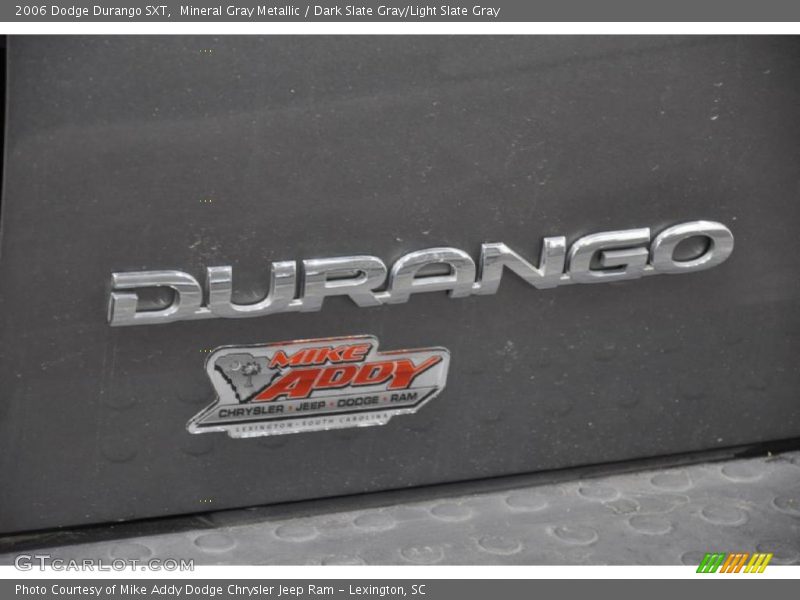 Mineral Gray Metallic / Dark Slate Gray/Light Slate Gray 2006 Dodge Durango SXT