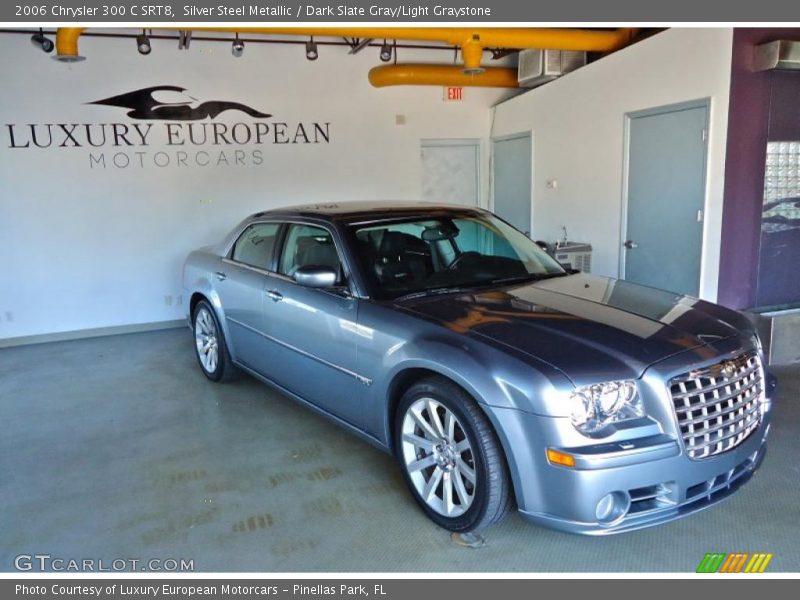 Silver Steel Metallic / Dark Slate Gray/Light Graystone 2006 Chrysler 300 C SRT8