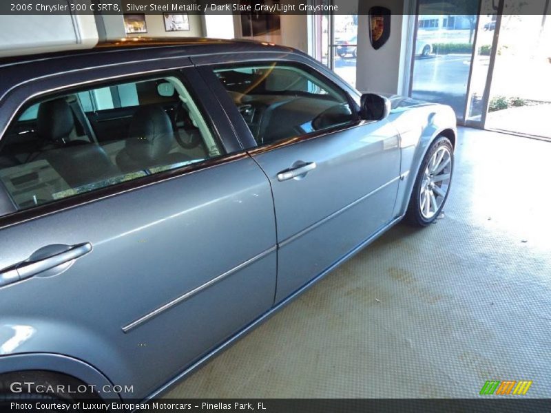 Silver Steel Metallic / Dark Slate Gray/Light Graystone 2006 Chrysler 300 C SRT8