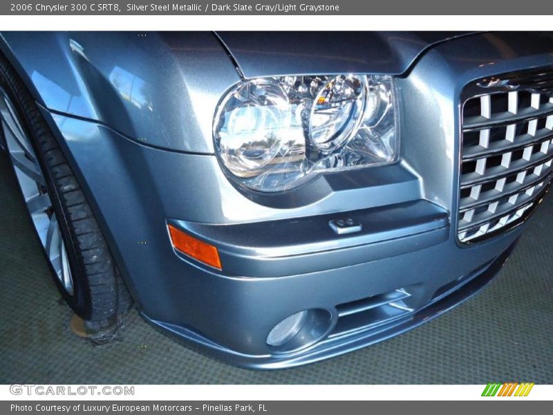 Silver Steel Metallic / Dark Slate Gray/Light Graystone 2006 Chrysler 300 C SRT8