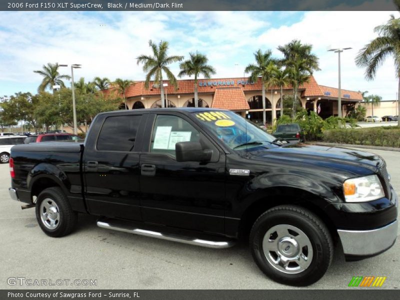 Black / Medium/Dark Flint 2006 Ford F150 XLT SuperCrew