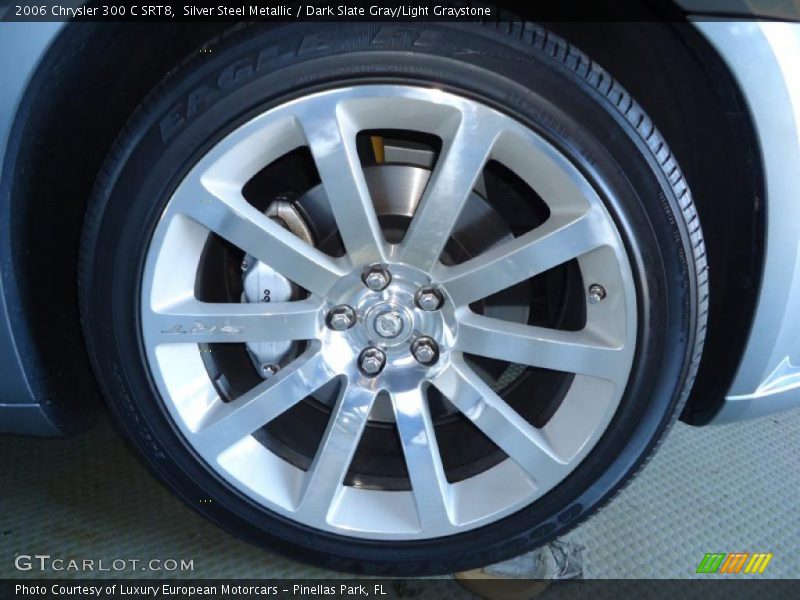 Silver Steel Metallic / Dark Slate Gray/Light Graystone 2006 Chrysler 300 C SRT8