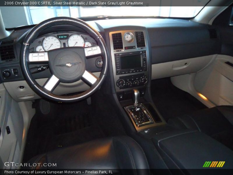 Silver Steel Metallic / Dark Slate Gray/Light Graystone 2006 Chrysler 300 C SRT8