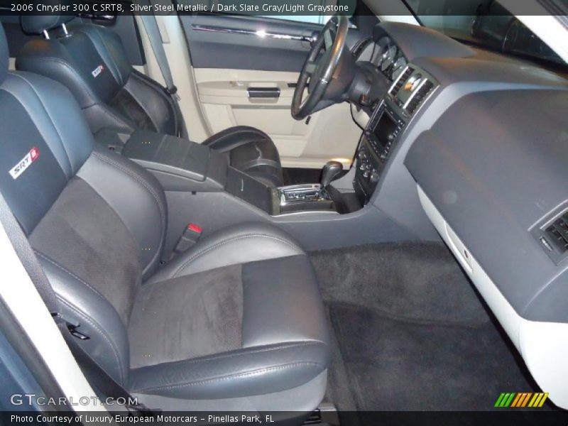 Silver Steel Metallic / Dark Slate Gray/Light Graystone 2006 Chrysler 300 C SRT8