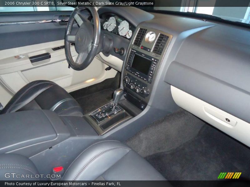 Silver Steel Metallic / Dark Slate Gray/Light Graystone 2006 Chrysler 300 C SRT8