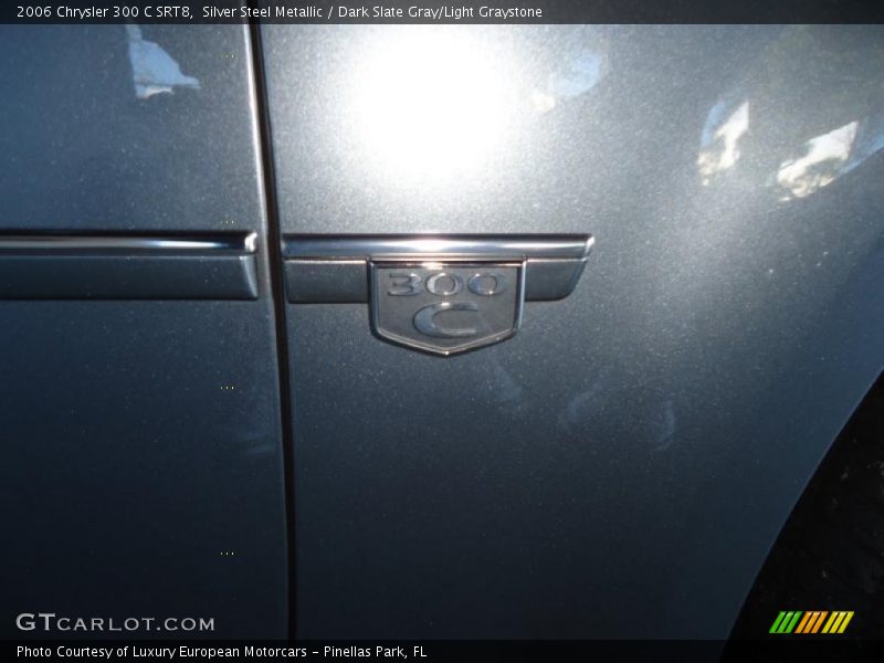 Silver Steel Metallic / Dark Slate Gray/Light Graystone 2006 Chrysler 300 C SRT8
