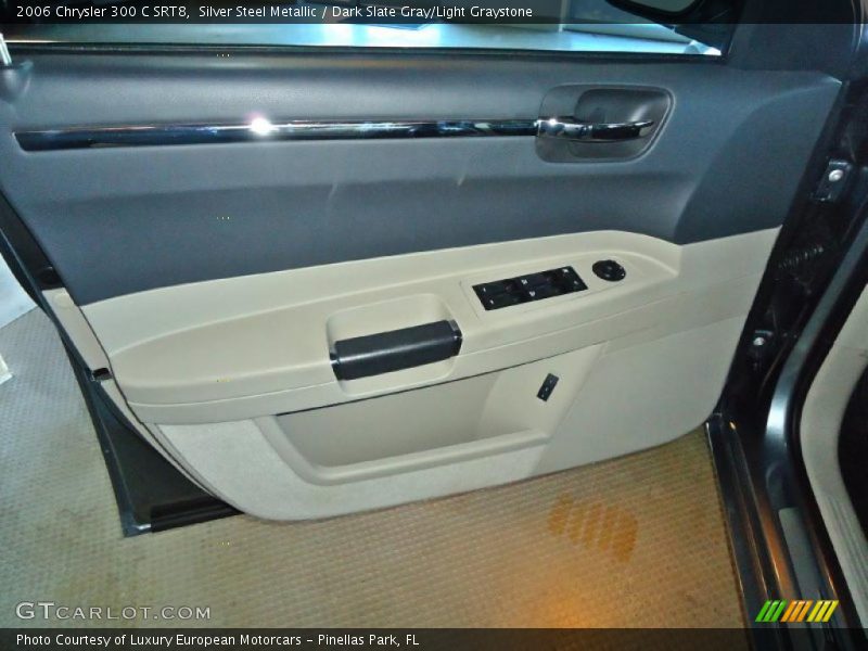 Silver Steel Metallic / Dark Slate Gray/Light Graystone 2006 Chrysler 300 C SRT8