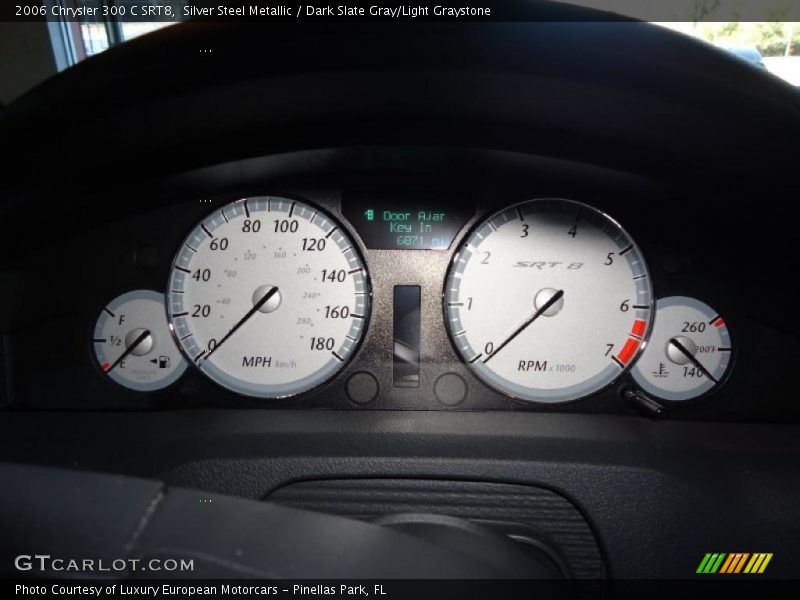 Silver Steel Metallic / Dark Slate Gray/Light Graystone 2006 Chrysler 300 C SRT8