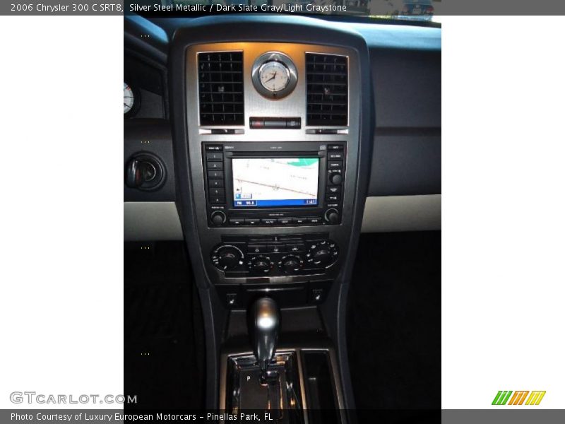 Silver Steel Metallic / Dark Slate Gray/Light Graystone 2006 Chrysler 300 C SRT8