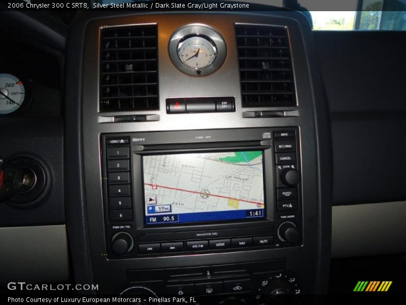 Silver Steel Metallic / Dark Slate Gray/Light Graystone 2006 Chrysler 300 C SRT8