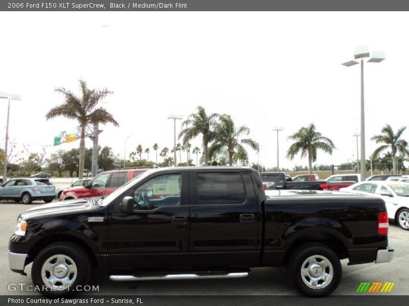 Black / Medium/Dark Flint 2006 Ford F150 XLT SuperCrew