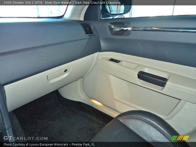 Silver Steel Metallic / Dark Slate Gray/Light Graystone 2006 Chrysler 300 C SRT8