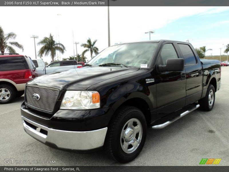 Black / Medium/Dark Flint 2006 Ford F150 XLT SuperCrew