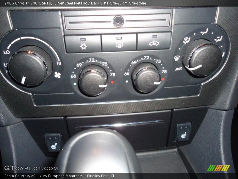 Silver Steel Metallic / Dark Slate Gray/Light Graystone 2006 Chrysler 300 C SRT8